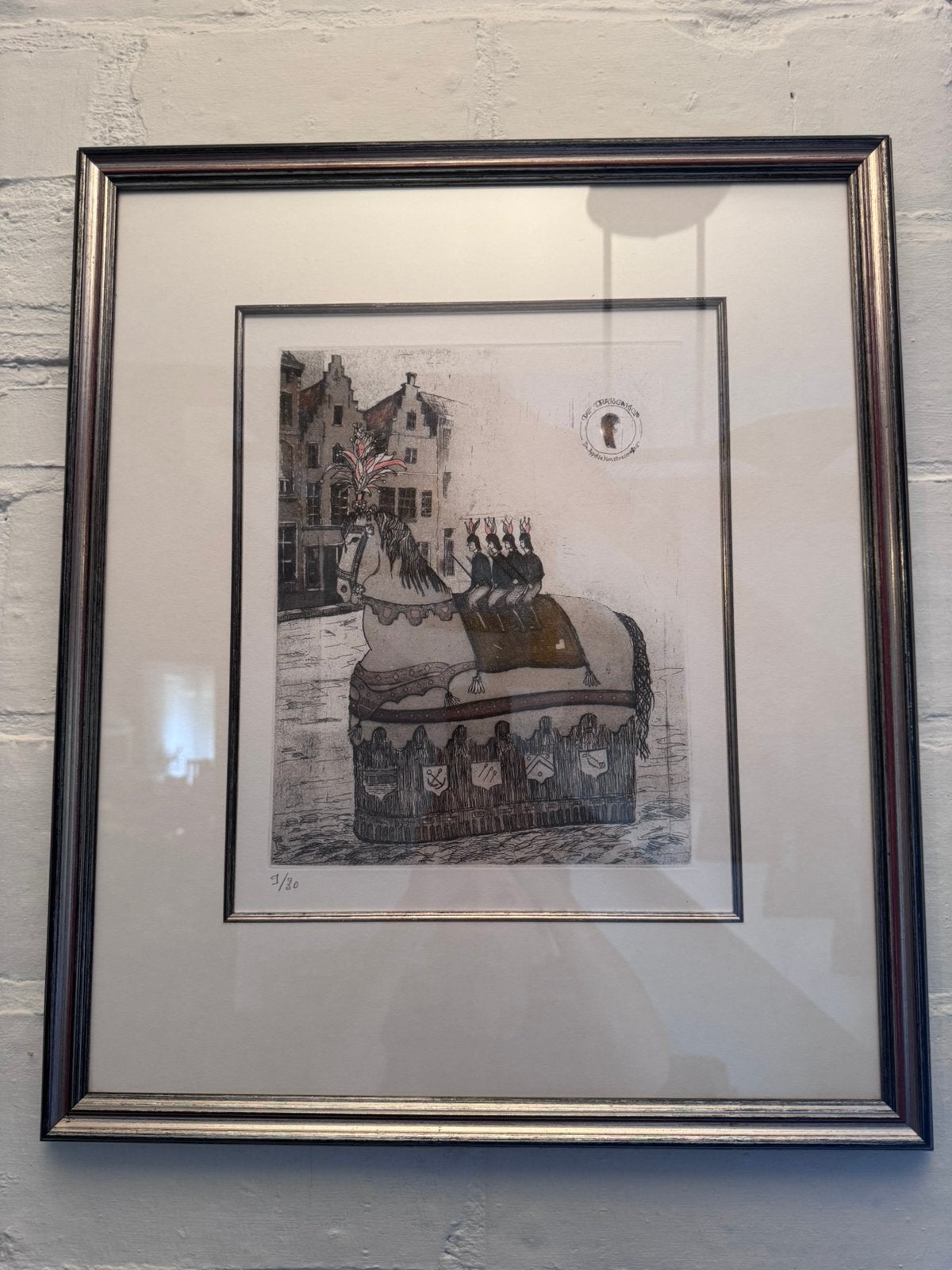 Tekening van ‘t Ros Beiaard en de vier heemskinderen, Enlèvement