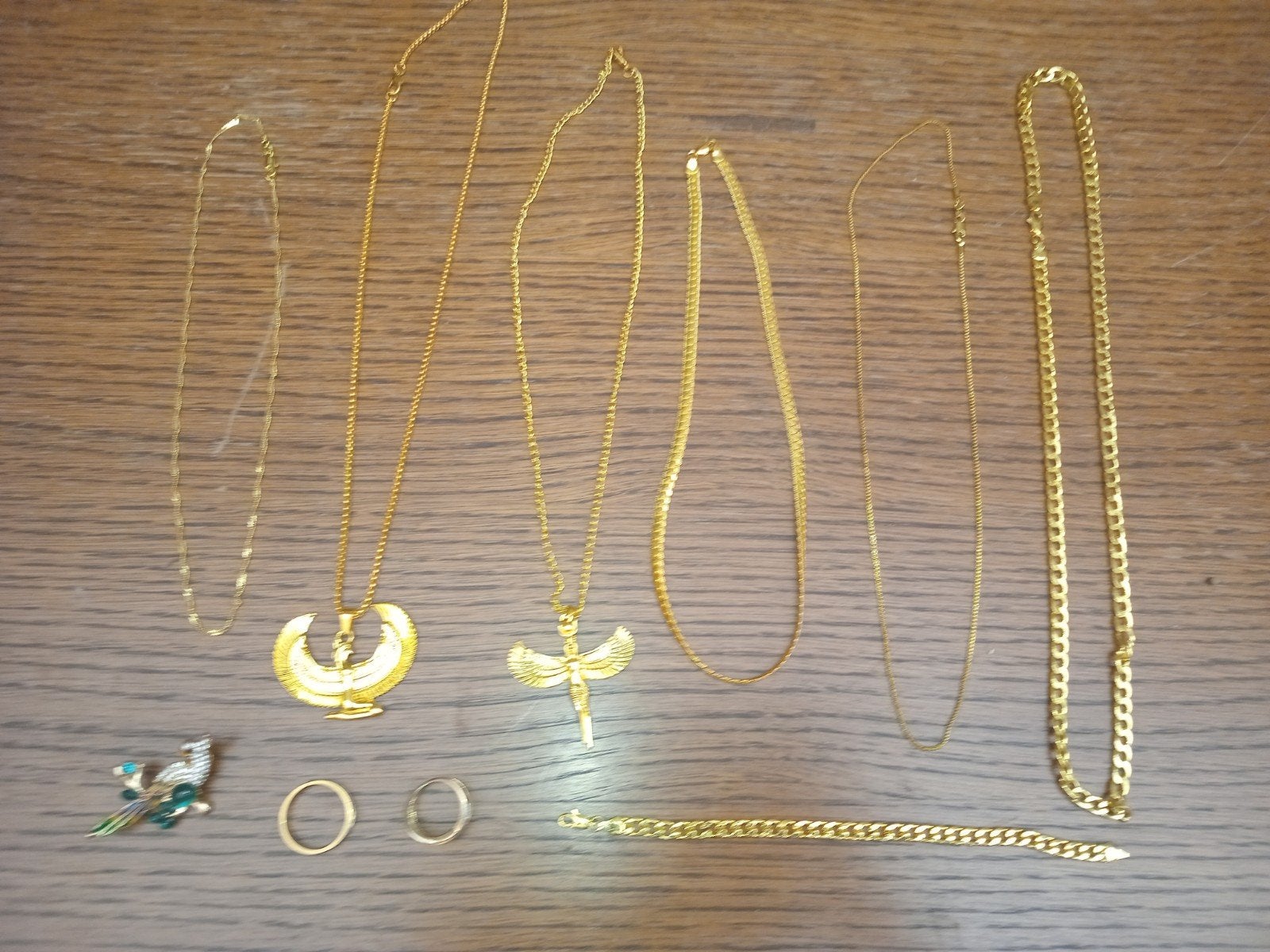 lot bijoux plaquer or, Bijoux, Sacs & Beauté, Enlèvement ou Envoi, Or, Or