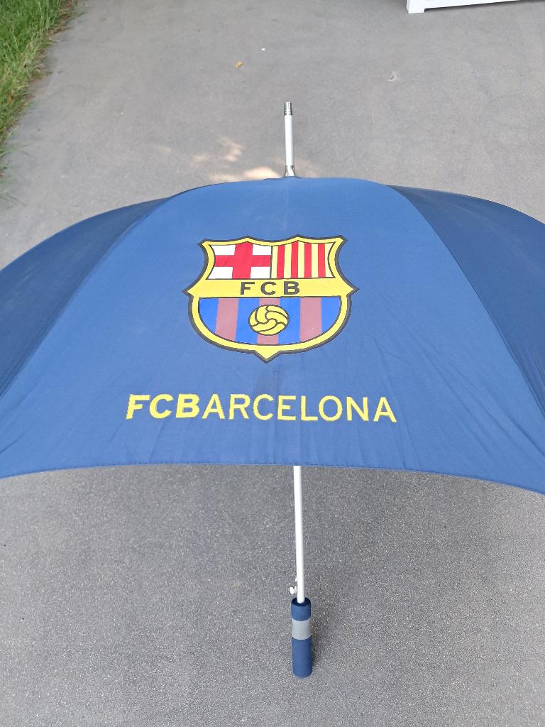Paraplu BARCELONA officieel, Ophalen, Zo goed als nieuw, Blauw