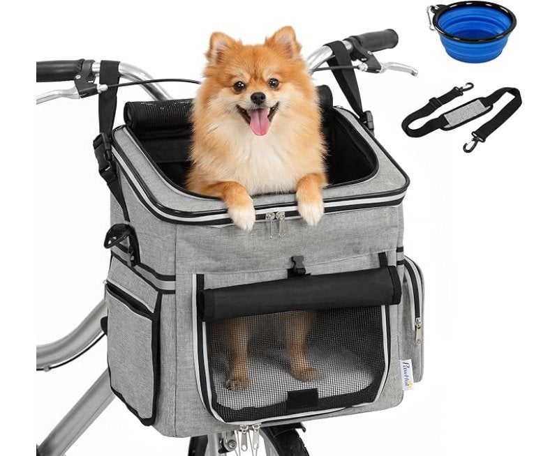 fietsmand voor hond/kat, Ophalen, Nieuw, Fietsmand, Stuurbevestiging