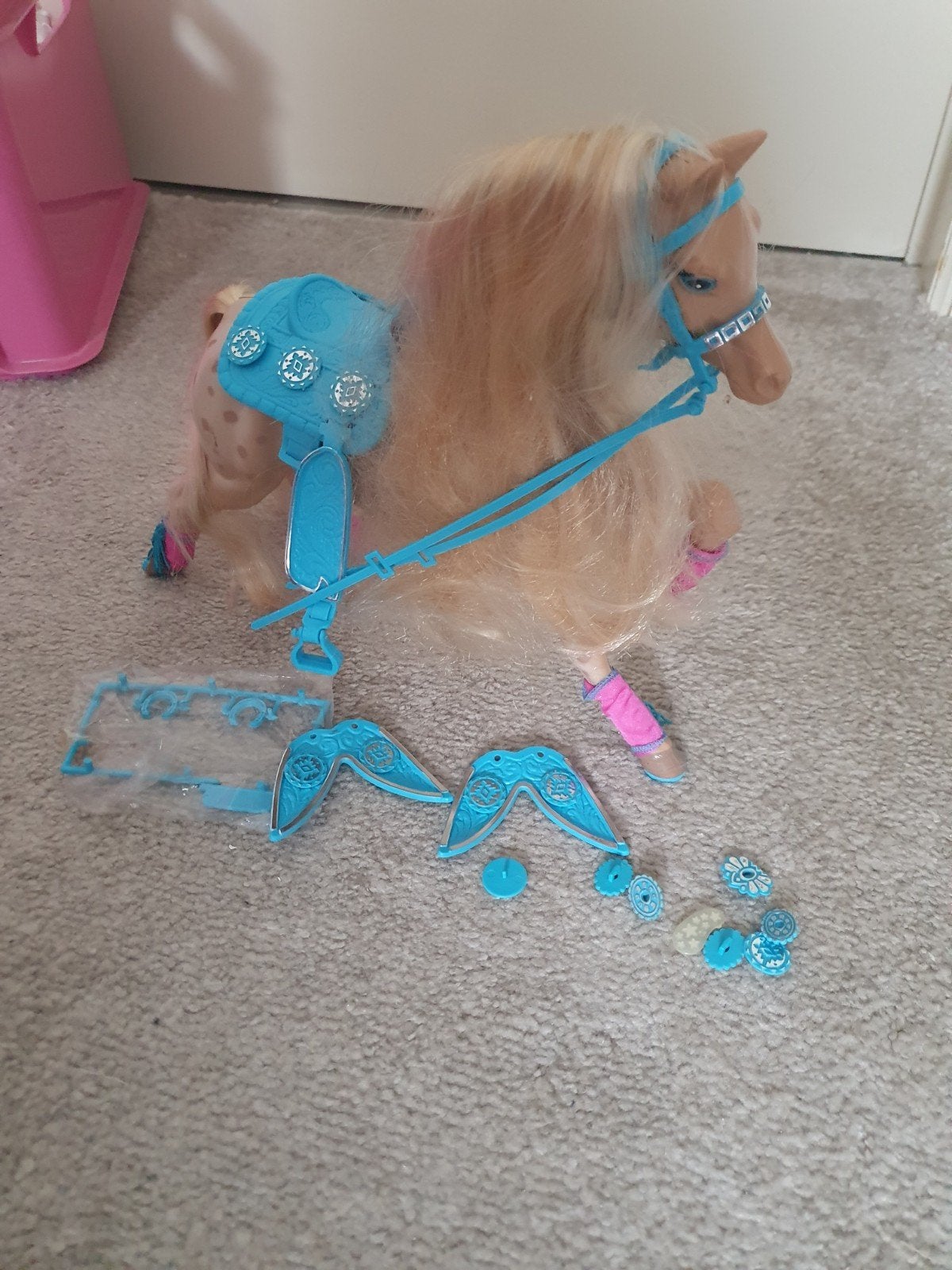 paard van barbie, Kinderen en Baby's, Ophalen of Verzenden, Zo goed als nieuw, Barbie