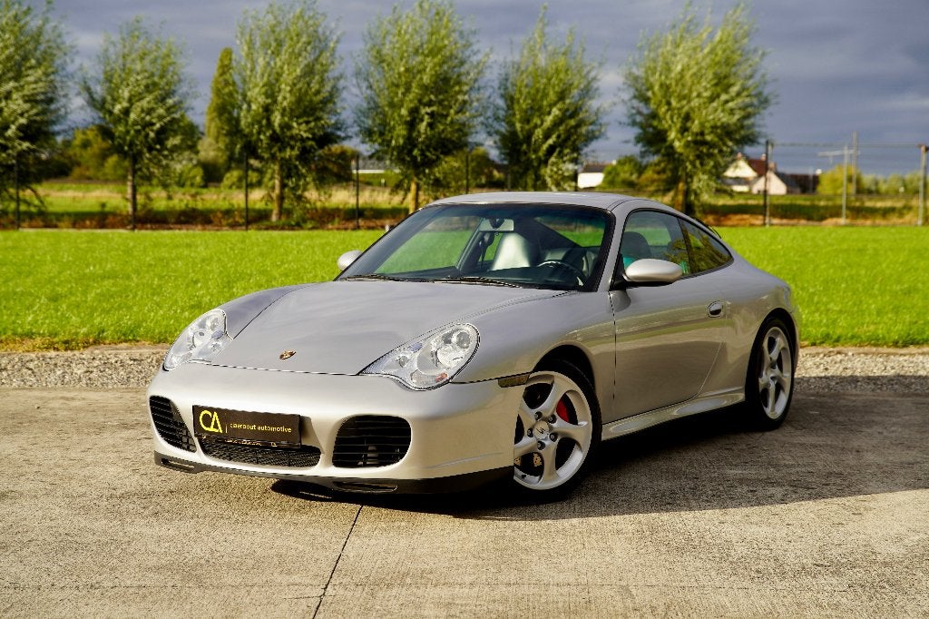 Porsche Carrera 4S 911 - 996 MANUEEL, Auto's, Zwart, Leder, Vierwielaandrijving, 2 deurs