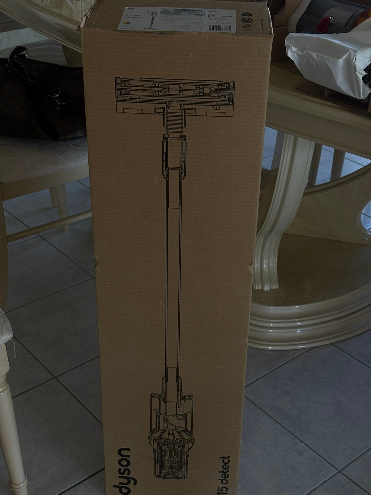 Dyson V15 Detect Absolute, Electroménager, Aspirateurs, Enlèvement ou Envoi, Comme neuf, Dyson
