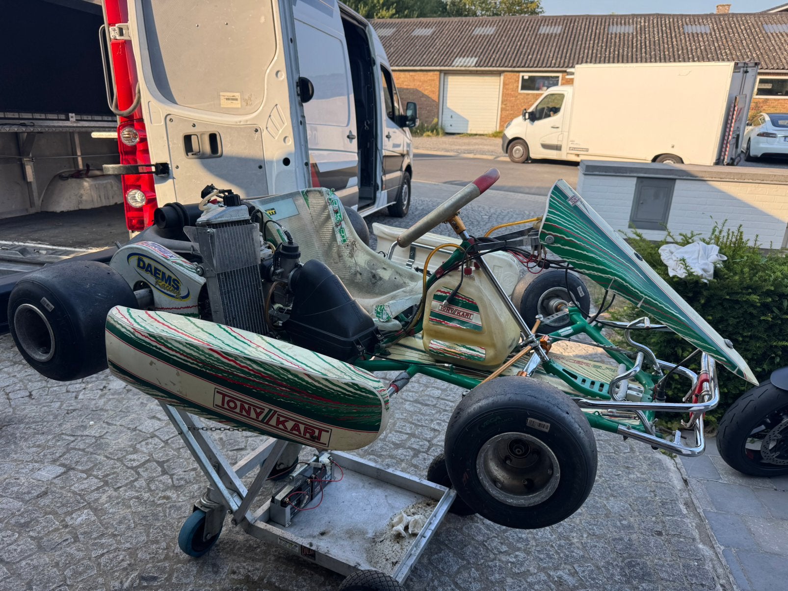 Tony kart met rotax max jr. motor, Enlèvement, Utilisé, Kart