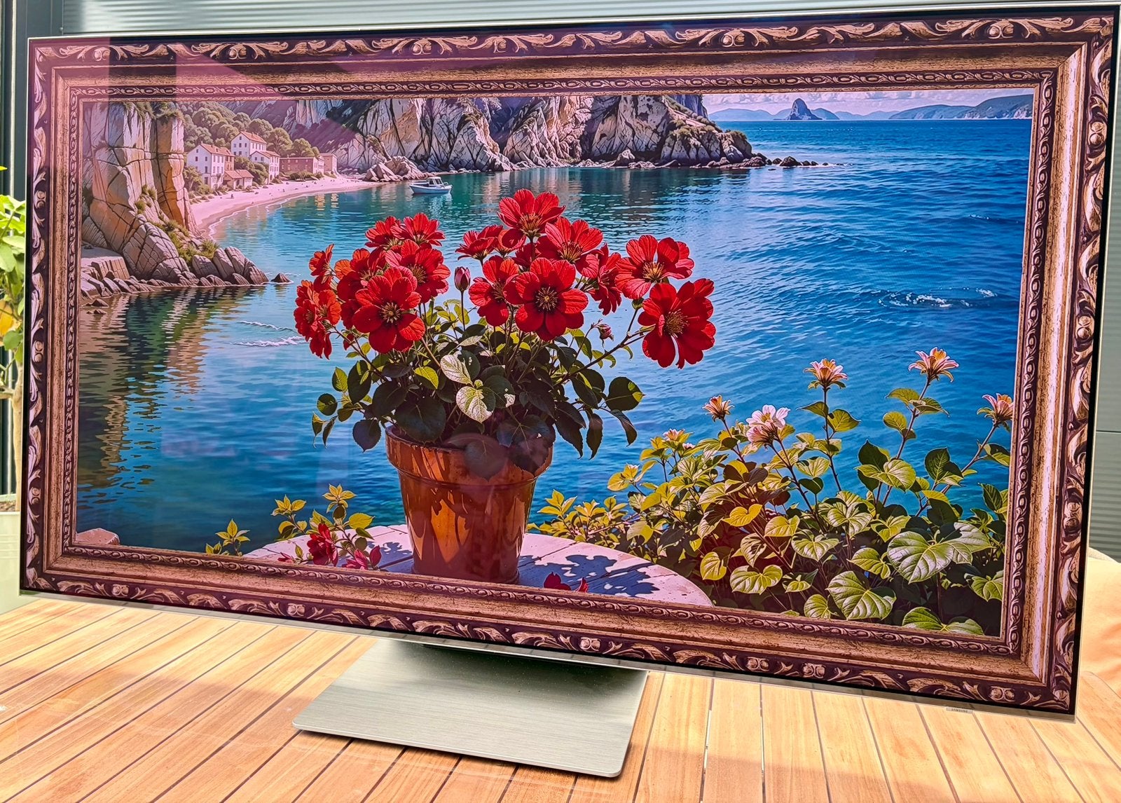 Samsung oled 55 inch, Ophalen, Zo goed als nieuw, OLED, Samsung