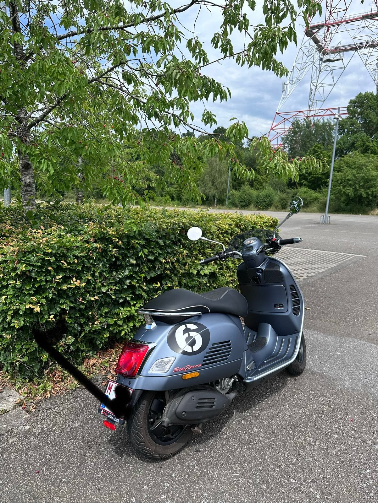 Vespa sei giorni 300, Enlèvement