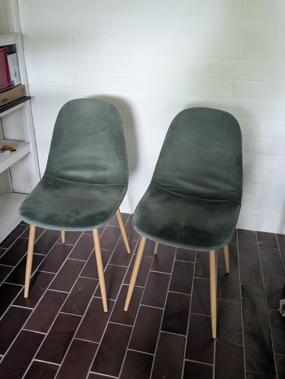 Stoel velours maisons du monde, Huis en Inrichting, Stoelen, Ophalen