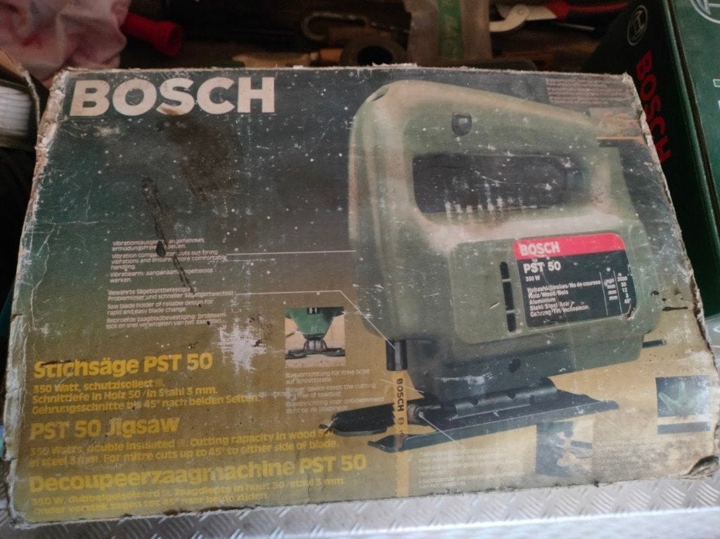 Decoupeerzaag, Doe-het-zelf en Bouw, Gereedschap | Zaagmachines, Ophalen, Minder dan 600 watt, Decoupeerzaag, Bosch groen