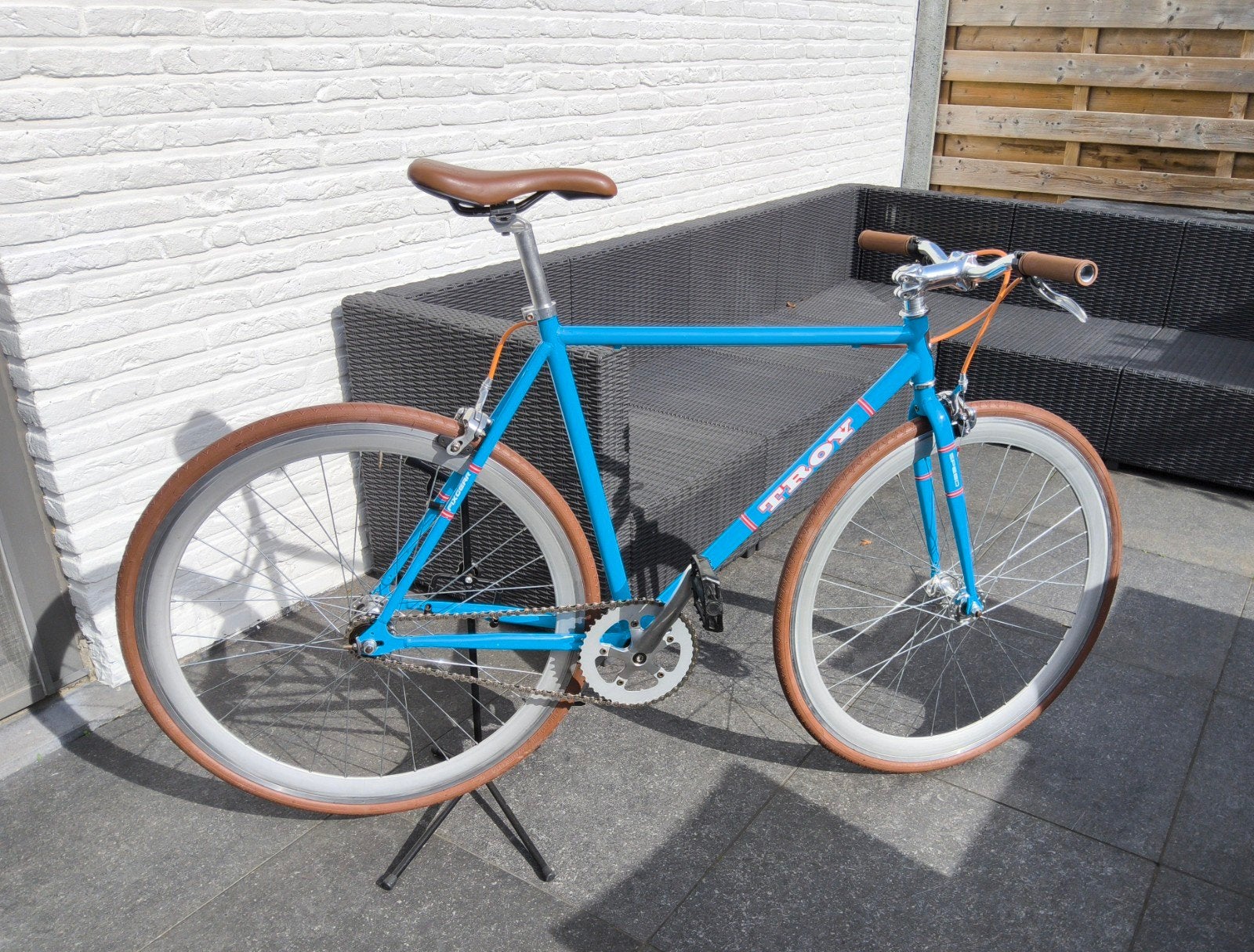 Fixie fiets in retrostijl maat 53, Enlèvement