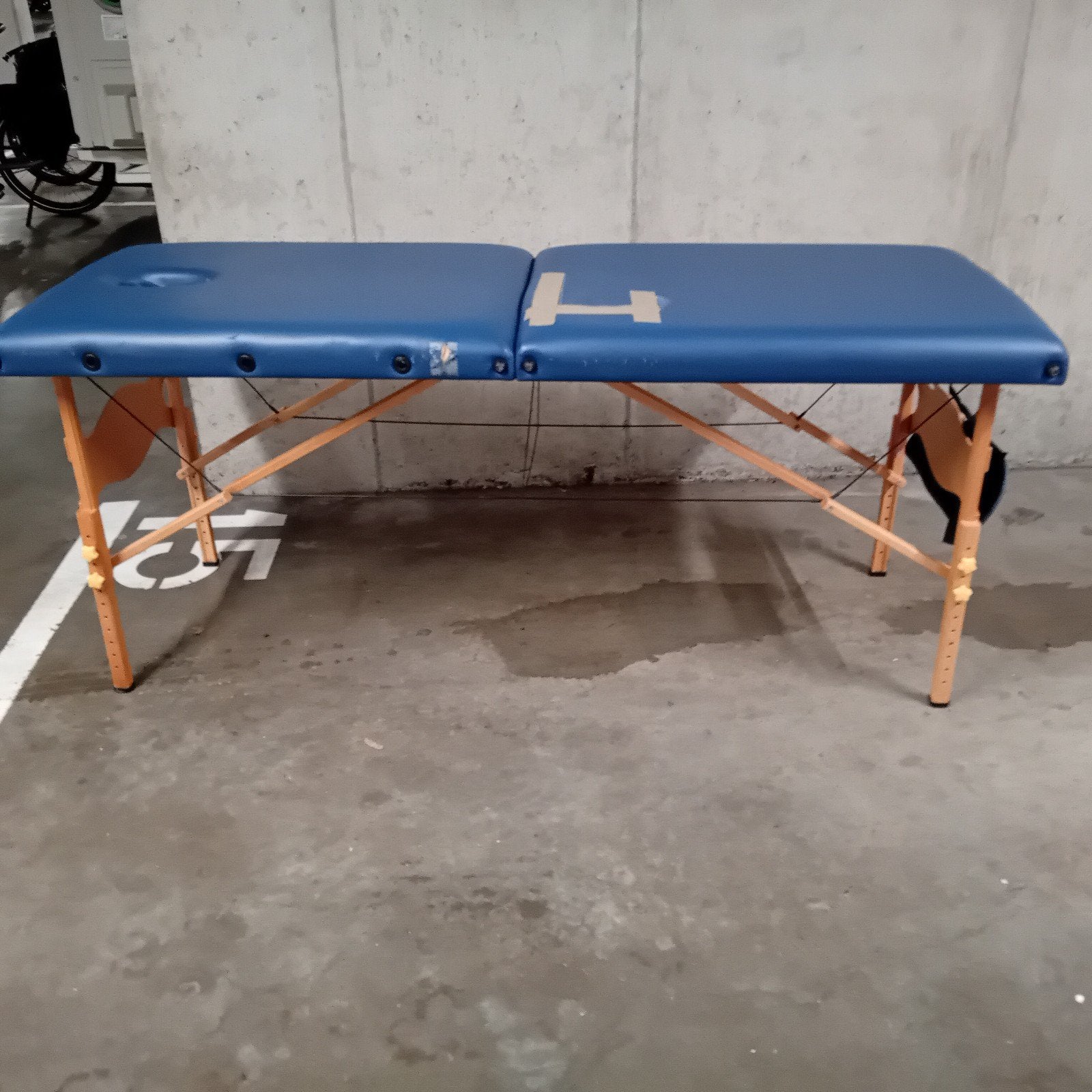 Massagetafel, Enlèvement, Table de massage