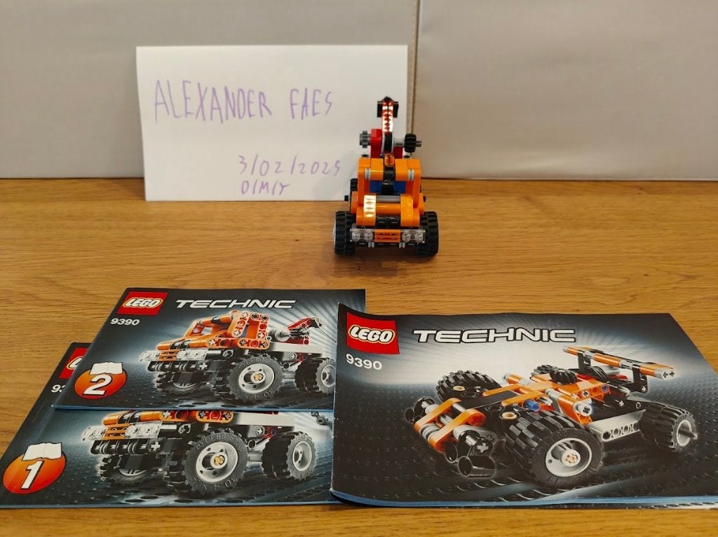 Mini dépanneuse LEGO Technic 9390, Enlèvement ou Envoi, Lego, Ensemble complet, Instructions incluses