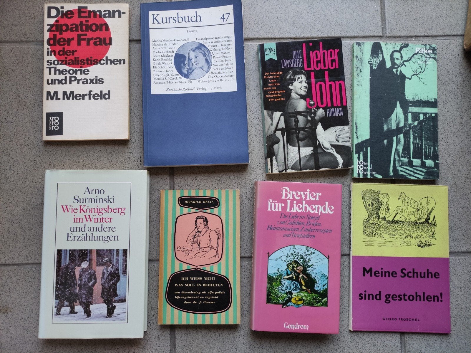 GROS LOT : LIVRES ALLEMANDS, Enlèvement ou Envoi