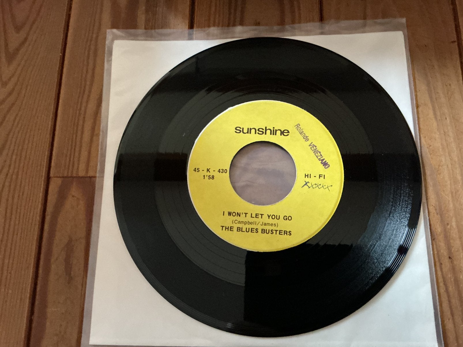 7” The Blues Busters - I won’t  let you go, Ophalen of Verzenden, Gebruikt
