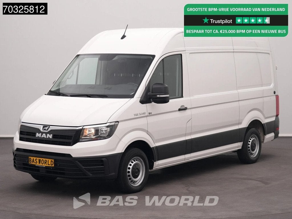 MAN TGE 3.140 Automaat L3H3 Airco Cruise Camera Parkeersenso, Auto's, Automaat, Stof, Gebruikt, Euro 6