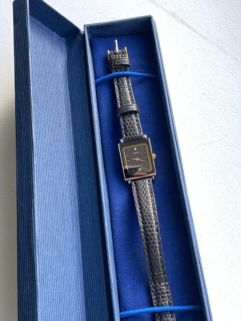 MONTRE-BRACELET FEMME RADO - VINTAGE - 1990, Enlèvement ou Envoi, Or, Montre-bracelet, Or