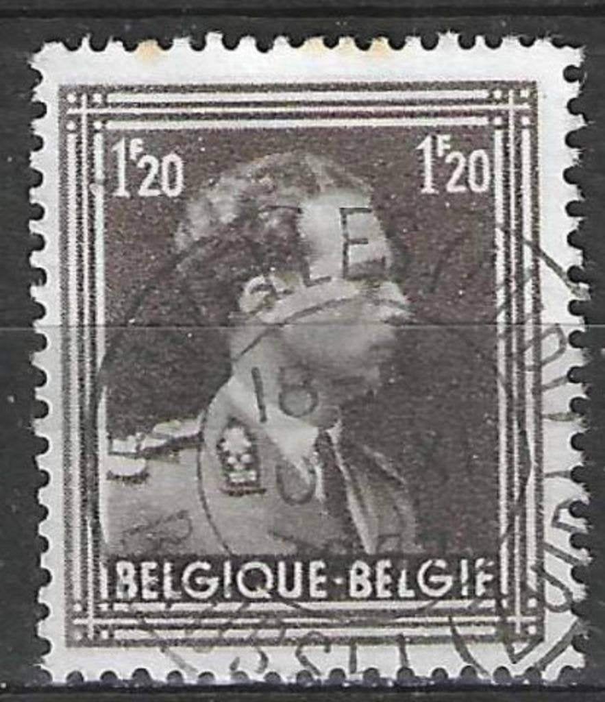 Belgique 1951/1952 - Yvert/OBP 845 - Léopold III (ST), Envoi, Affranchi, Oblitéré, Maison royale