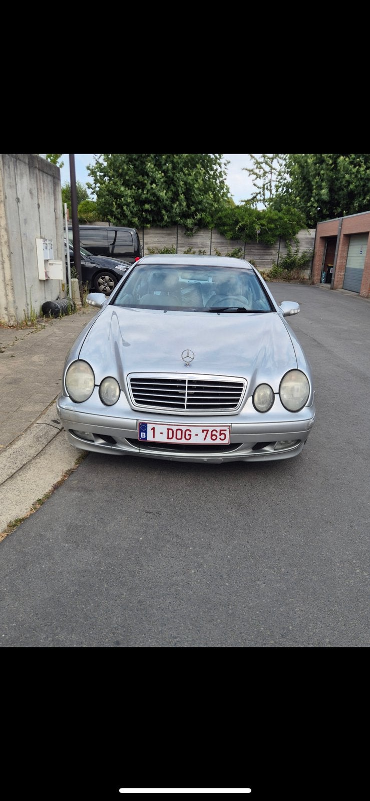 Mercedes-Benz CLK200 Kompressor start en rijd., Auto's, Automaat, Grijs, Particulier, Te koop