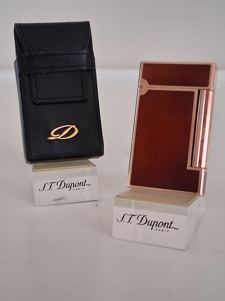 Briquet en laque chinoise Dupont L2 + étui Dupont inclus, Collections, Articles de fumeurs, Briquets & Boîtes d'allumettes, Utilisé