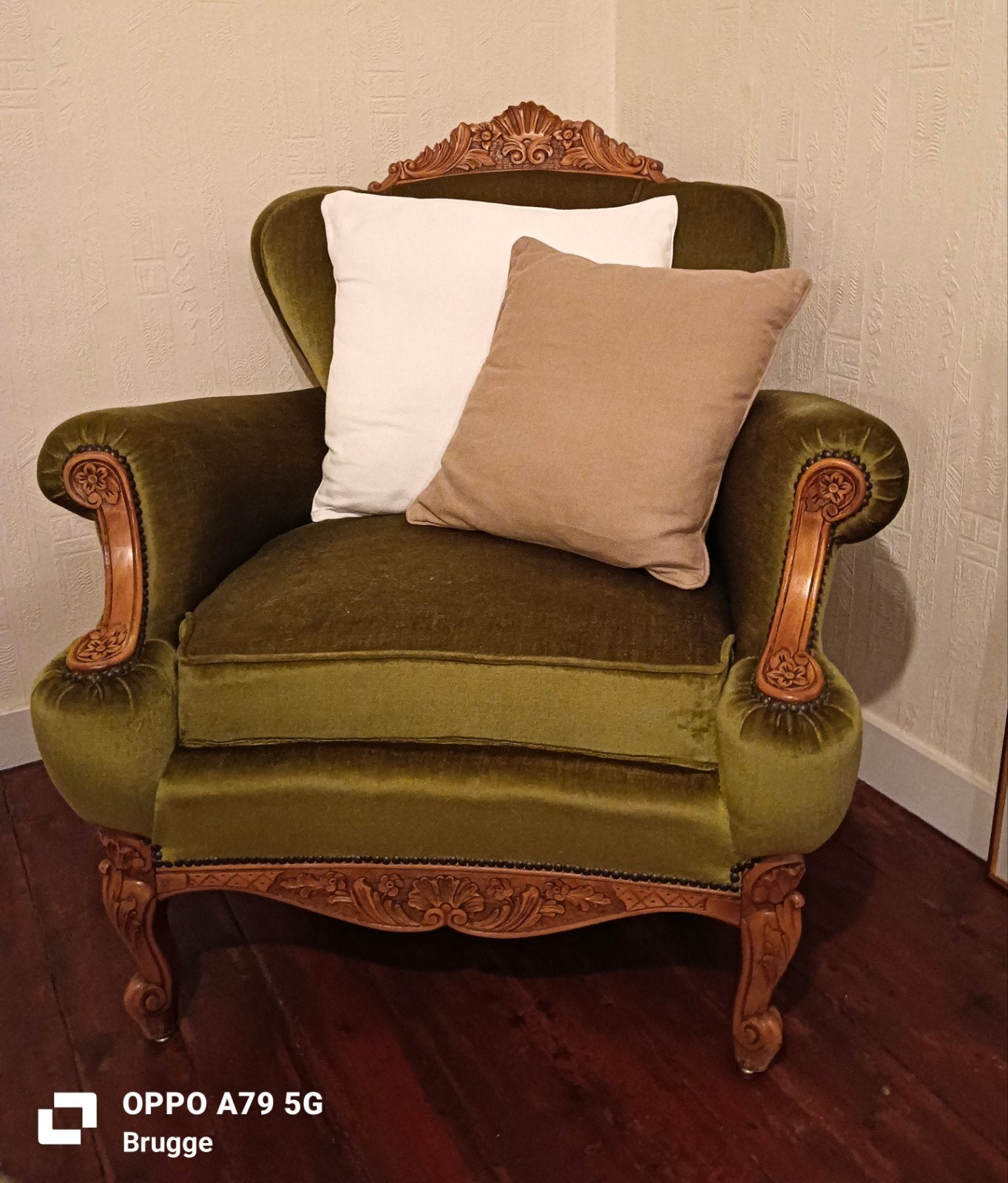 Velvet vintage zetels, Ophalen
