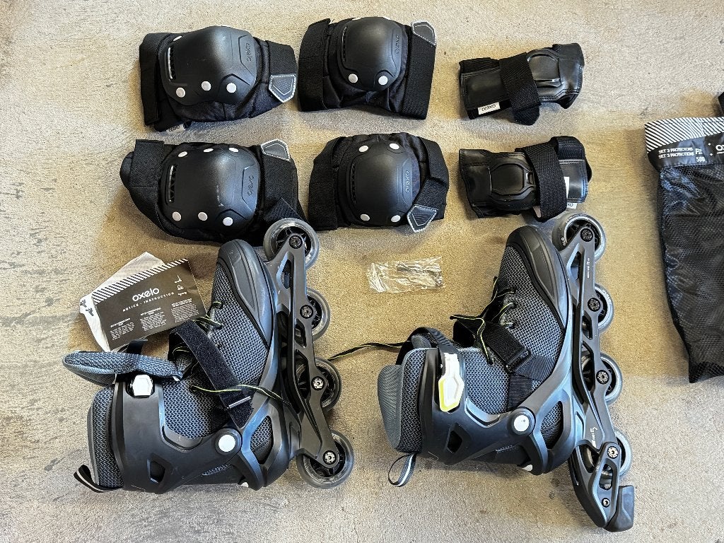 INLINE ROLLERS INLINESKATES 44 FIT500 Decathlon OXELO homme, Autres marques, Rollers 4 roues en ligne, Enlèvement ou Envoi, Utilisé