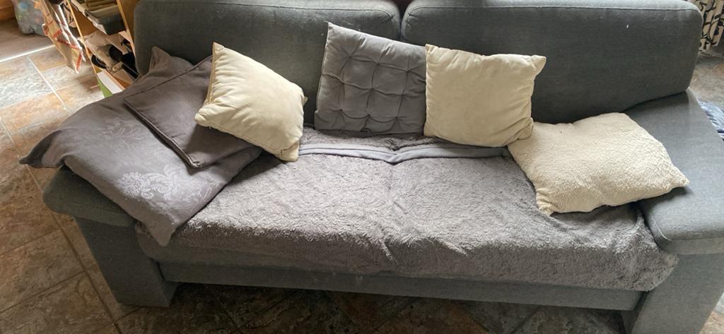 Zetel, Huis en Inrichting, Zetels | Zetels, Ophalen, Gebruikt, 150 tot 200 cm, Tweepersoons