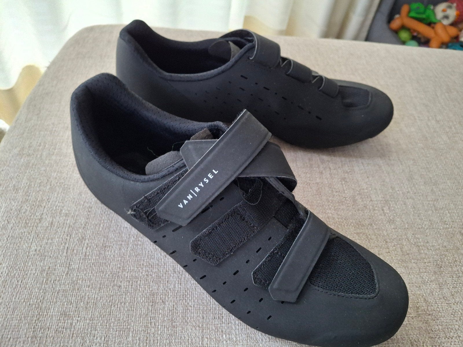 Wielrenschoenen Van Rysel, road 100 zwart M46, Ophalen of Verzenden, Zwart