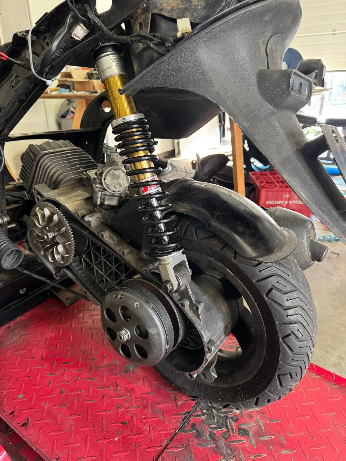 Skr 172 blok, Motoren, Ophalen