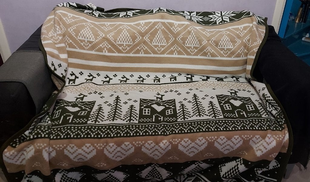 Mooie plaids, thema kerst, Maison & Meubles, Accessoires pour la Maison | Plaids & Couvertures, Enlèvement, Utilisé, Plaid