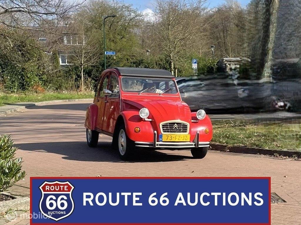 Citroën 2CV6 Club | 1989 | Route 66 Auctions, Citroën, Zwart, Bedrijf, Handgeschakeld