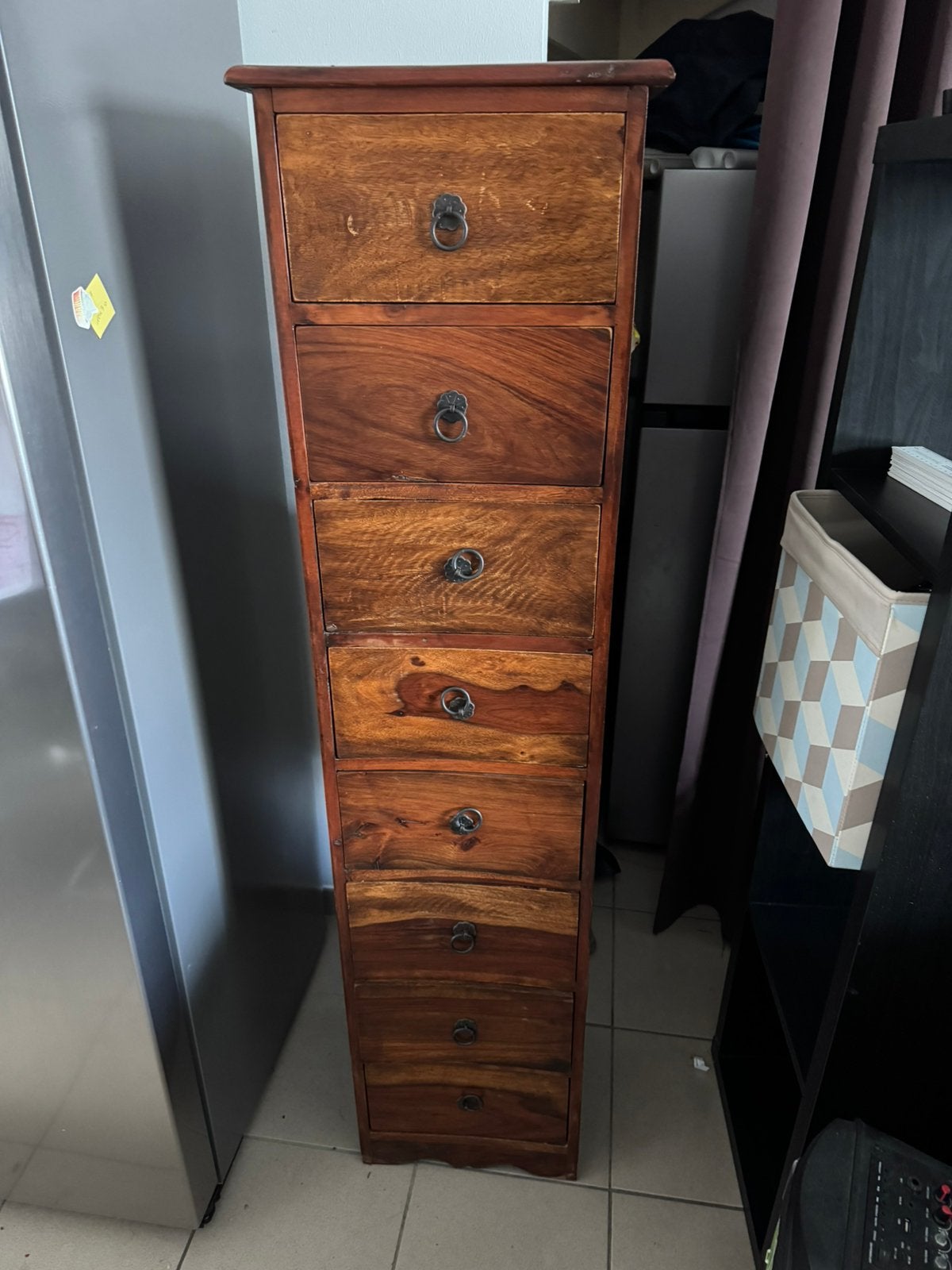 Ladekast 8 schuiven, Ophalen, Minder dan 50 cm, Gebruikt, 5 laden of meer