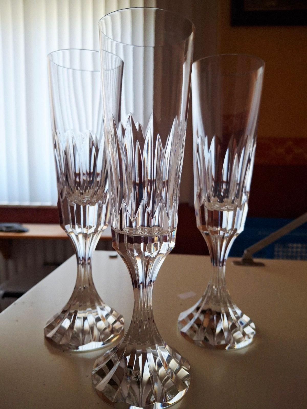 Baccarat, model Assas: 11 schitterende Champagne glazen., Ophalen of Verzenden, Nieuw