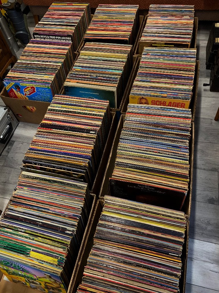 Mega groot pakket Lp's! Meer dan 1200 stuks voor 90 euro, Cd's en Dvd's, Vinyl | Overige Vinyl, Ophalen, Gebruikt, 12 inch