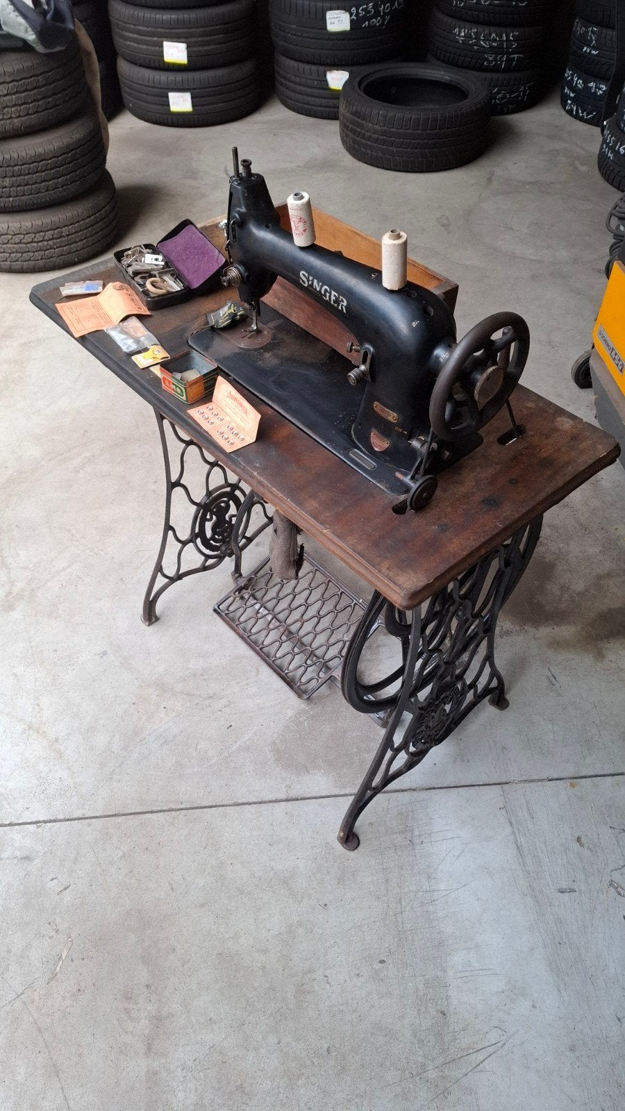 Zware Industriële Singer 31K32 Naaimachine (1922) – Compleet, Antiek en Kunst, Antiek | Naaimachines, Ophalen