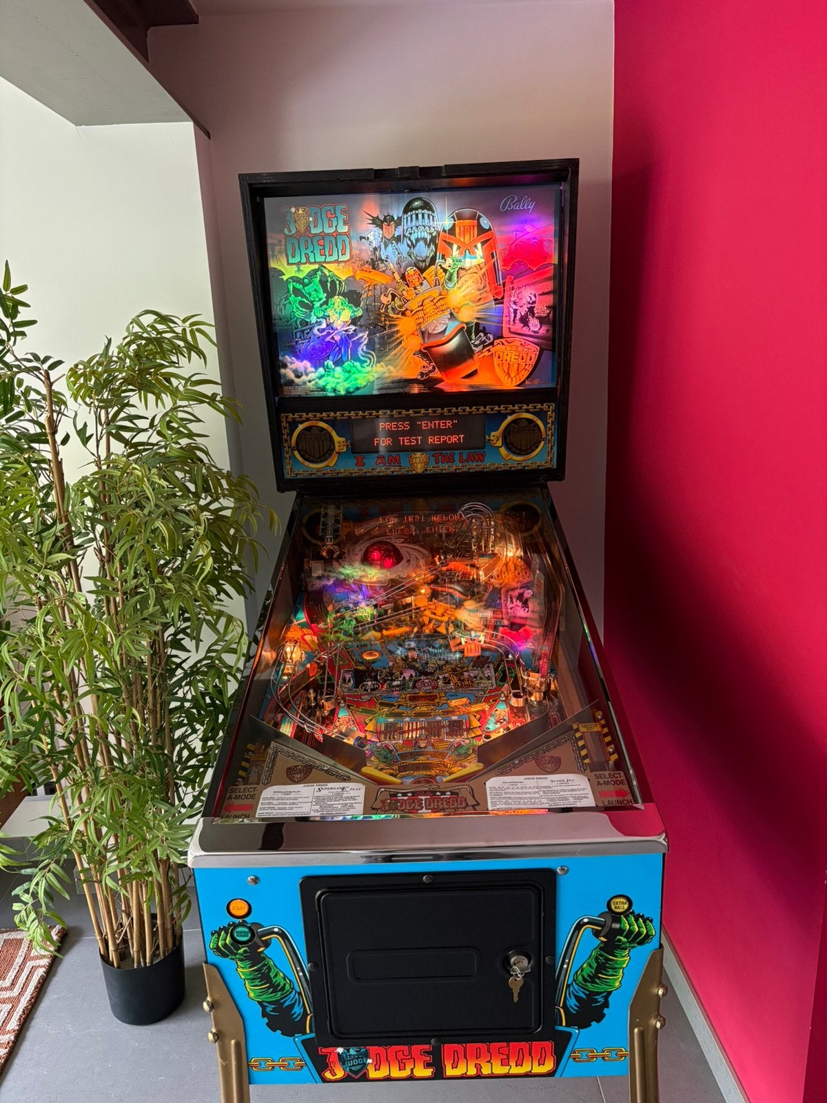 Flipperkast Judge Dredd, Bally, Flipper (jeu), Comme neuf, Enlèvement