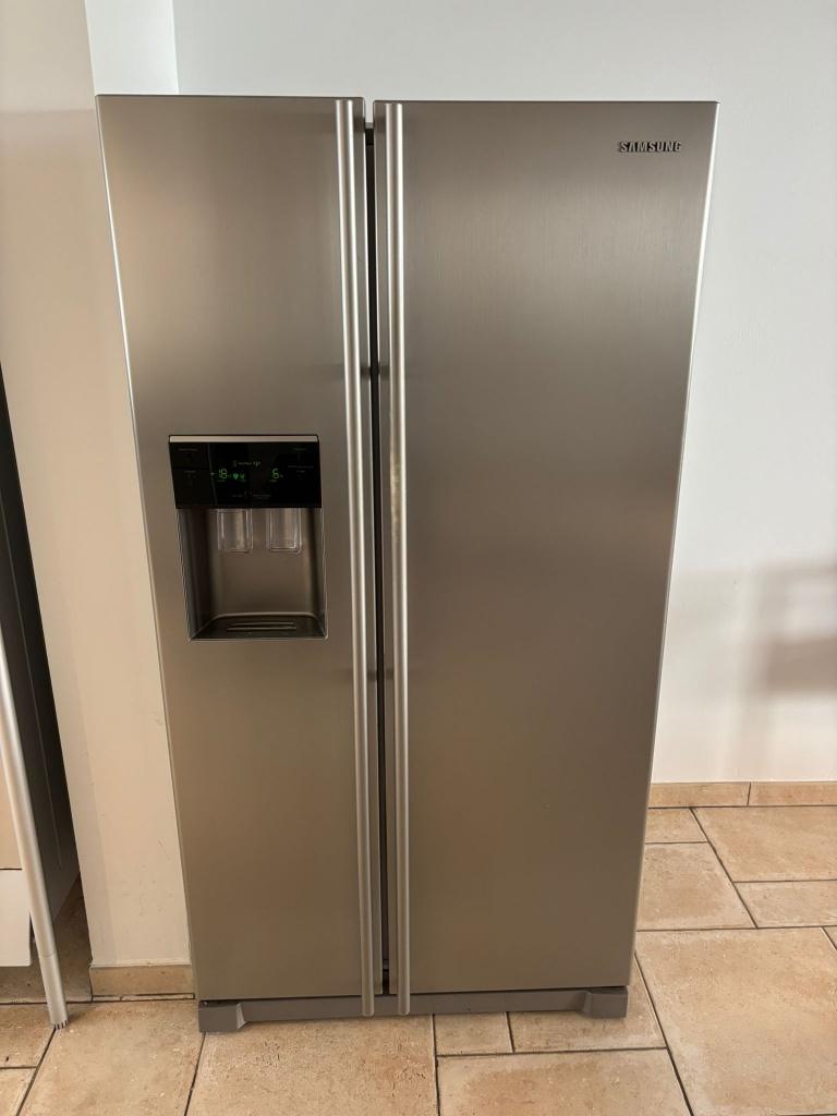 Samsung koelkast + diepvries, Electroménager, Réfrigérateurs & Frigos, 160 cm ou plus, Enlèvement, Utilisé, 60 cm ou plus
