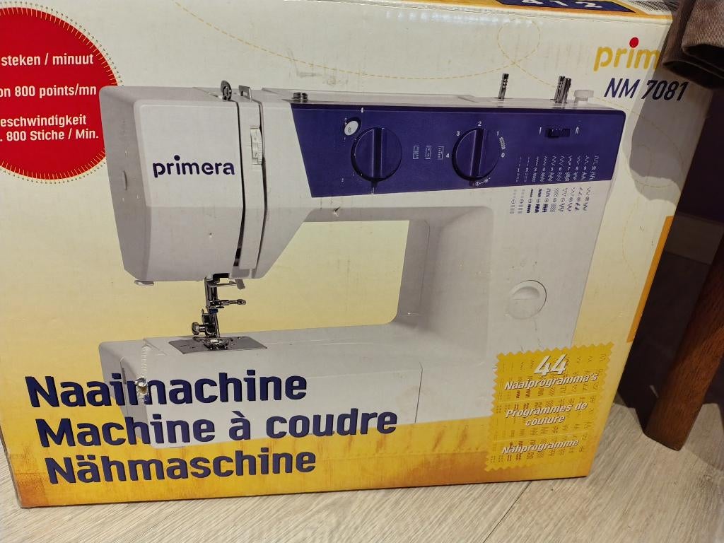 naaimachine Primera 7081, Hobby en Vrije tijd, Ophalen, Zo goed als nieuw, Naaimachine, Overige merken