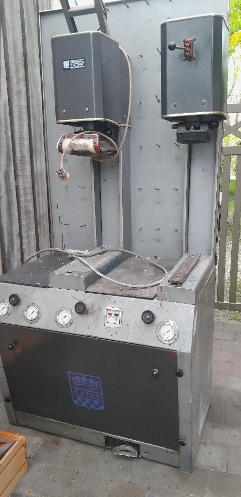 pneumatische dubbele pers, Doe-het-zelf en Bouw, Gereedschap | Overige machines, Ophalen, Gebruikt