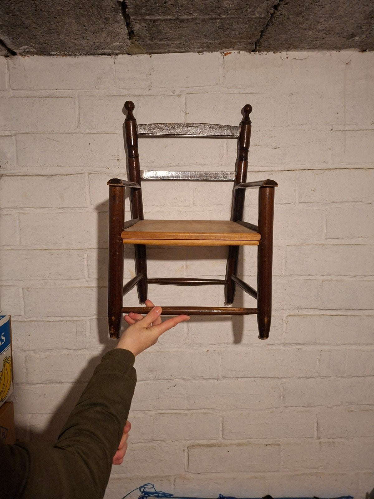 houten antieke kinderstoel, Antiek en Kunst, Ophalen of Verzenden