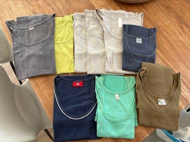 9 onderhemdjes/marcellekes vintage, Kleding | Heren, Ophalen of Verzenden, Meerkleurig, Hemd