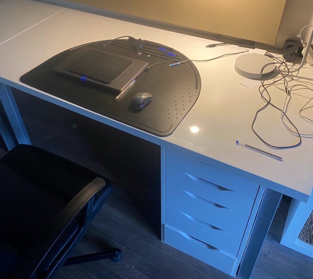 bureau + stoel voor kotstudent, Huis en Inrichting, Bureaus, Ophalen, 120 cm, Spaanplaat of MDF, Schoolbureau