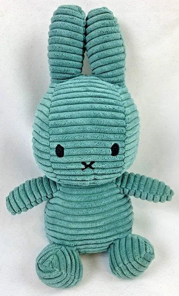 Dick Bruna Nijntje knuffel cord groen Bon Ton Toys Design, Groen, Overige merken, Verzenden, Konijn