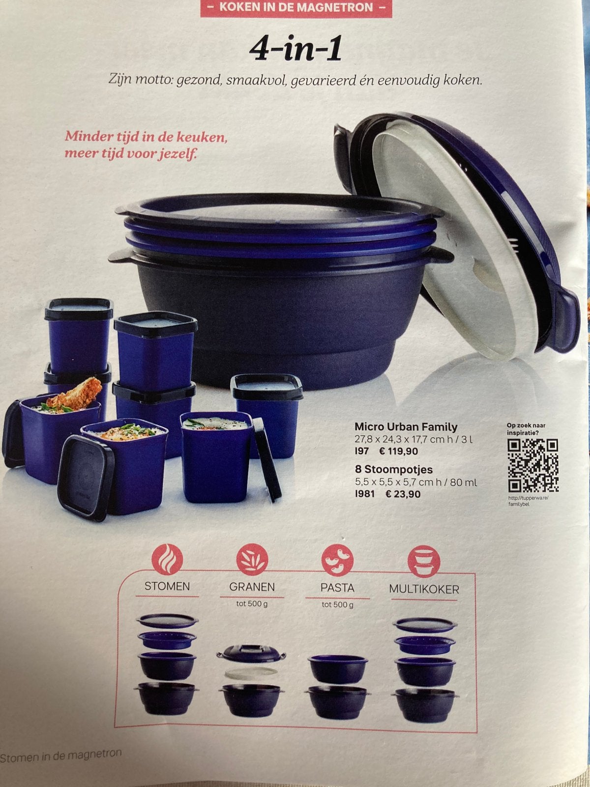 Tupperware micro familie koken en stomen enz ., Ophalen of Verzenden, Zo goed als nieuw