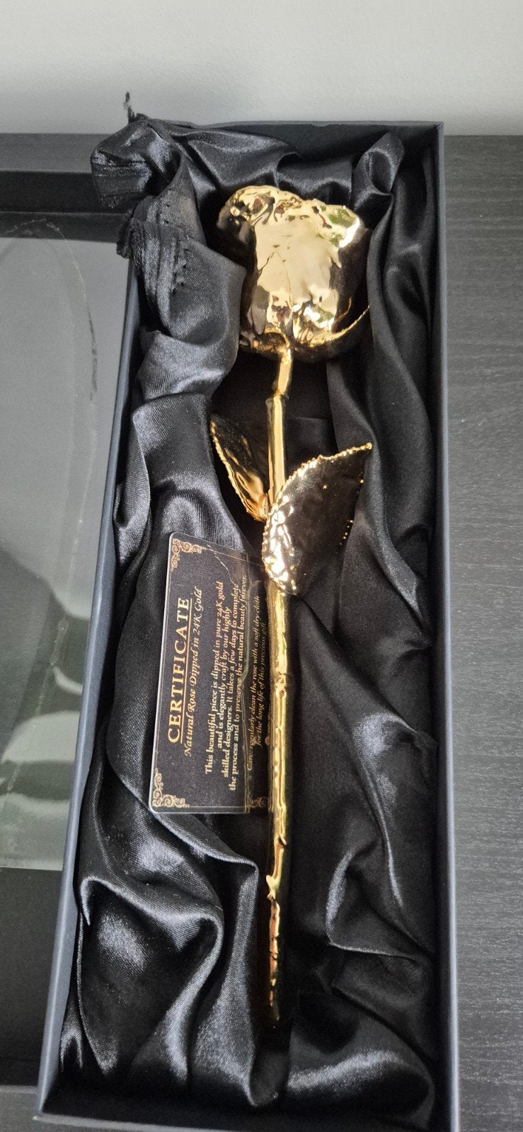 Golden Rose / gouden roos in originele geschenkdoos., Antiek en Kunst, Ophalen of Verzenden
