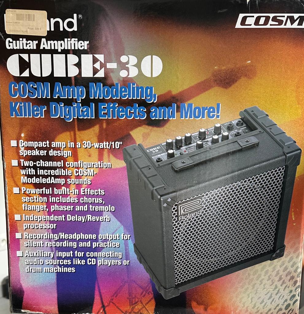 ROLAND CUBE - 30 (bas)Gitaar versterker, Ophalen, Nieuw, Gitaar, Minder dan 50 watt