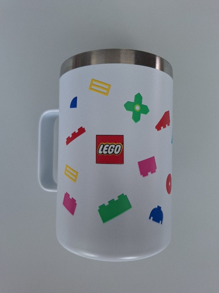 Steenless steel cup LEGO. Beker roestvrij staal, Lego, Overige typen, Ophalen of Verzenden, Zo goed als nieuw