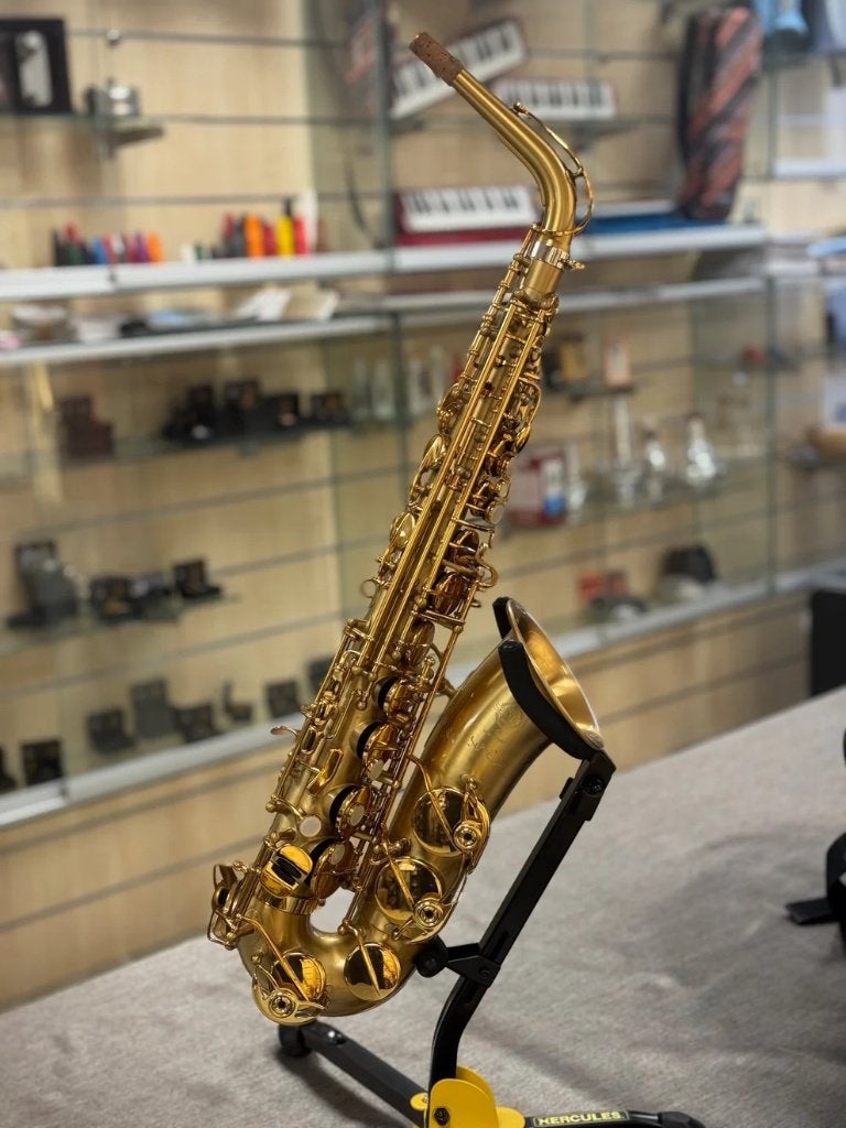 Saxophone Alto Selmer Supreme Brossé, Muziek en Instrumenten, Blaasinstrumenten | Saxofoons, Ophalen, Zo goed als nieuw, Alt, Met koffer