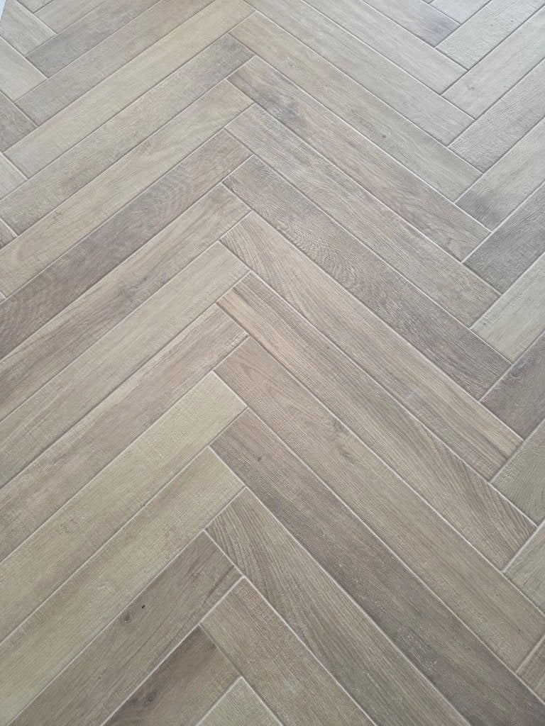 Keramische parket - 23,8m2, Doe-het-zelf en Bouw, Ophalen, 40 tot 60 cm, Keramiek, Nieuw
