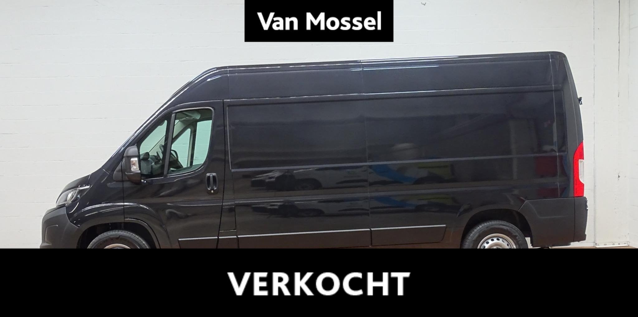 Fiat Ducato 2.2 BlueHDI 180 Maxi L3-H2 35 AT8, 4 deurs, Stof, 3000 kg, Zwart