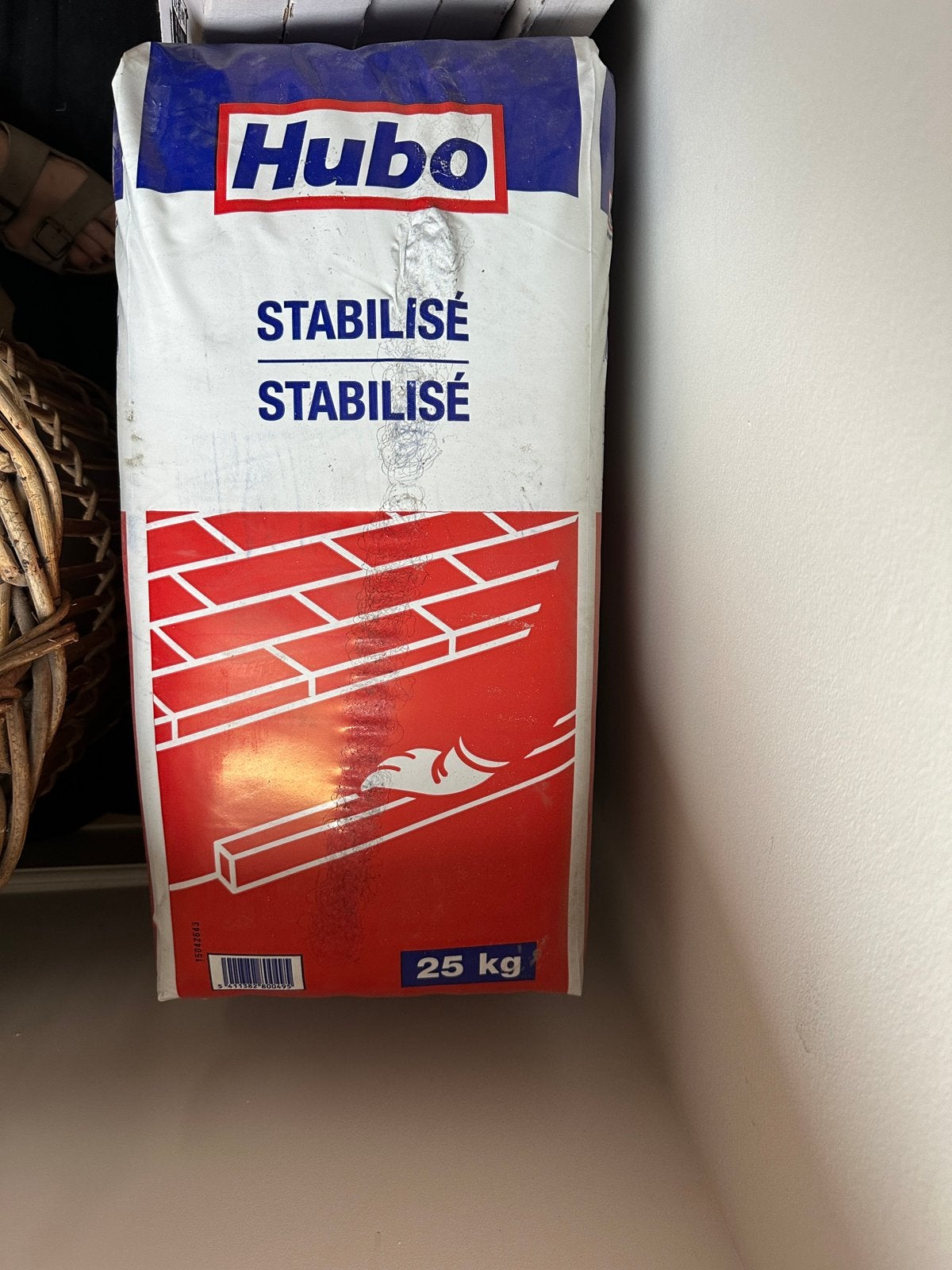 5 zakken stabilise 25kg van hubo, Ophalen, Nieuw