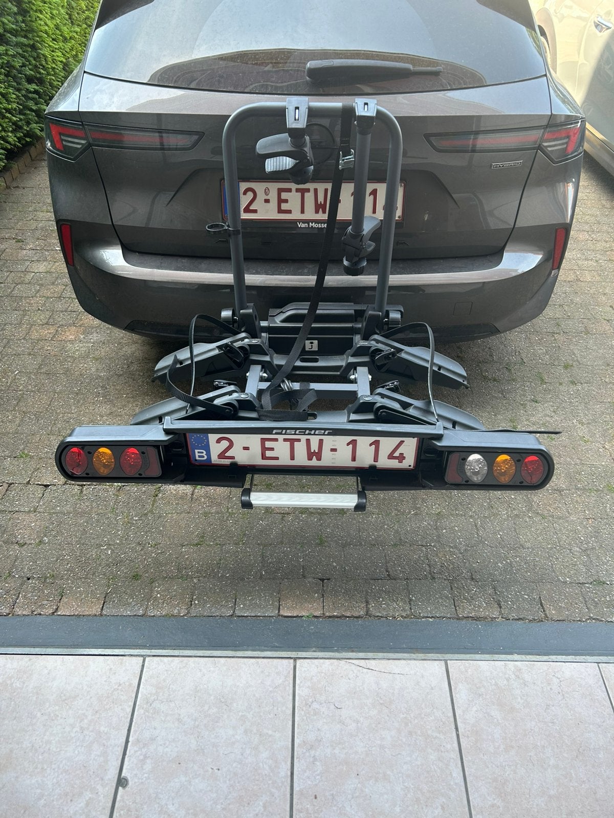 Fietsdrager Fischer, Ophalen, Zo goed als nieuw